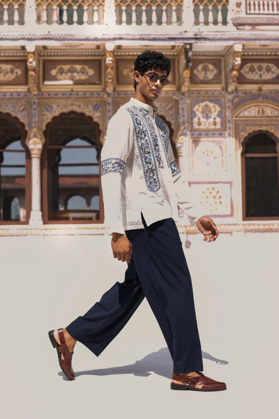 Ornamental Embroidered Shirt