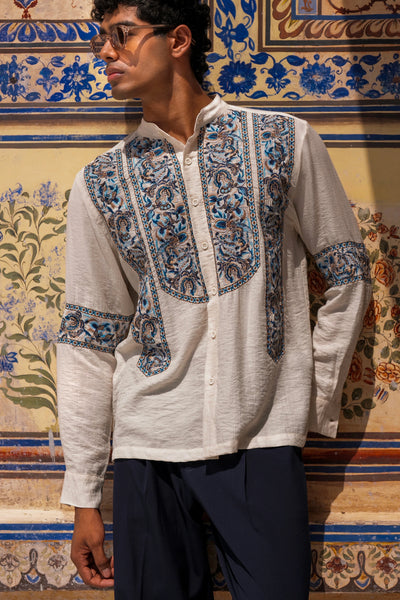 Ornamental Embroidered Shirt