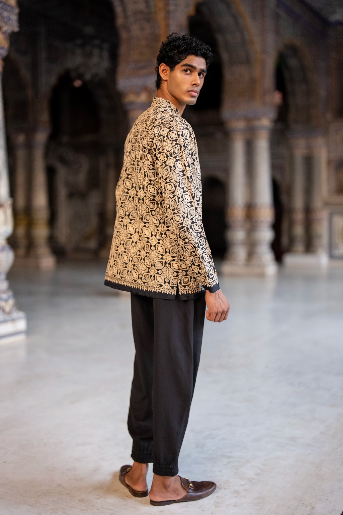 Aari Stitch Emboidered Shirt