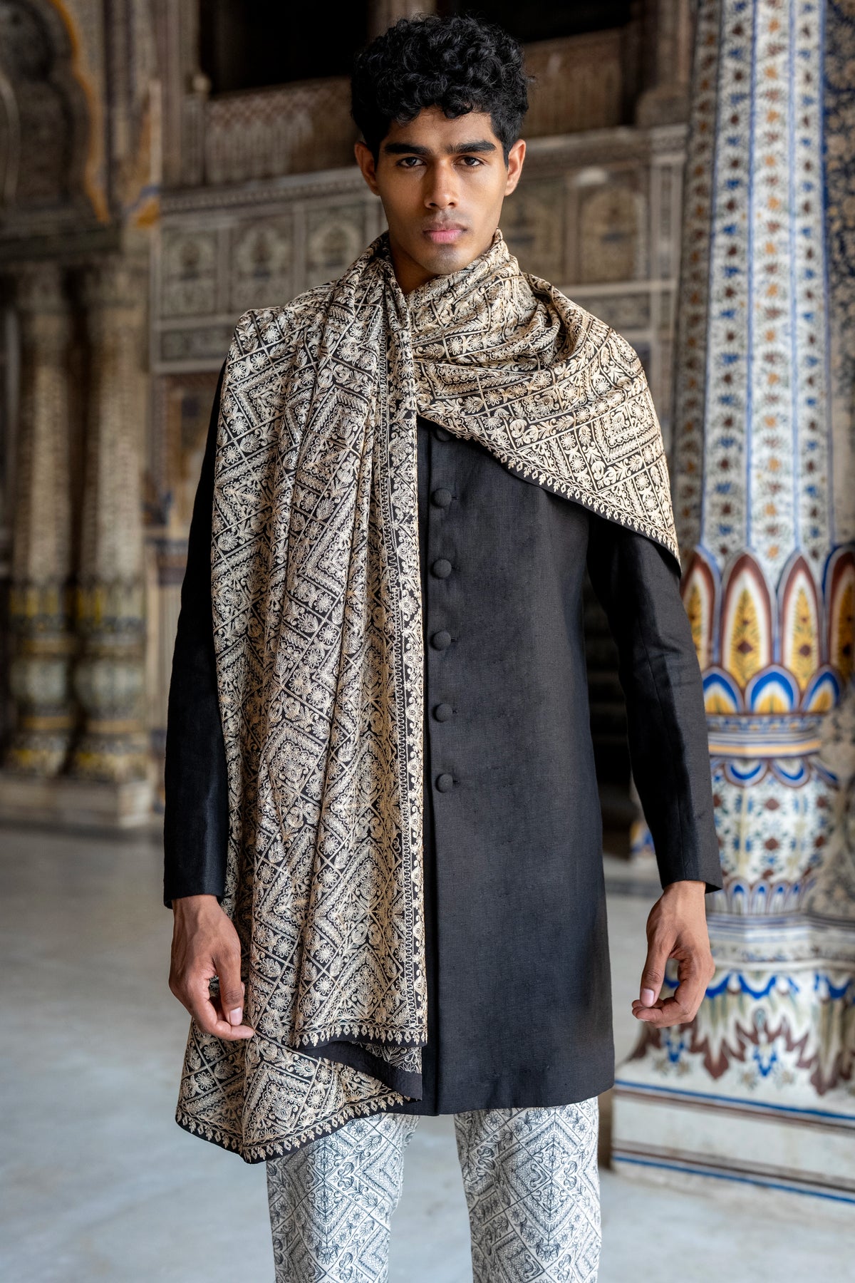Aari Stitch Shawl