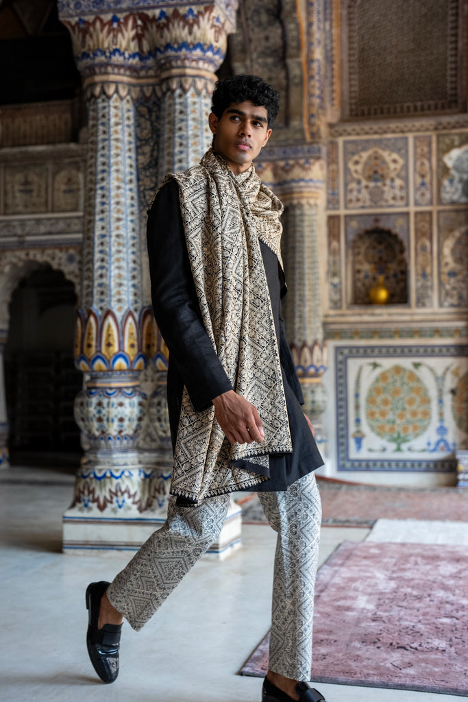 Geometric Printed Pant dash and dot