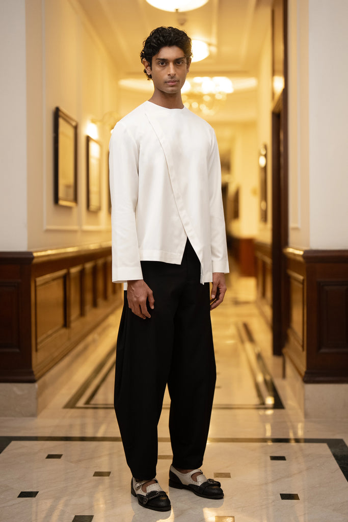 RELAXED FIT BARREL PANT dash and dot