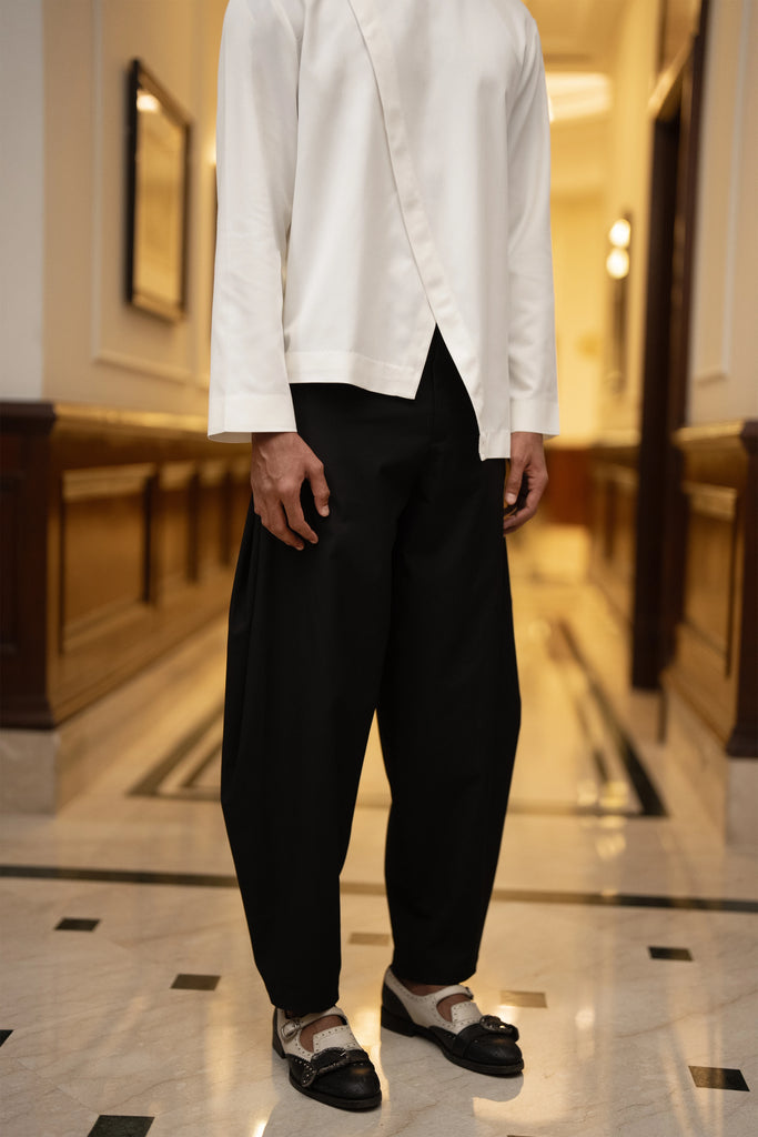 RELAXED FIT BARREL PANT dash and dot