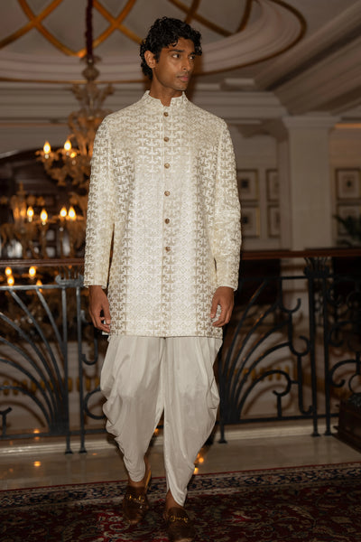 IVORY EMBROIDERED JACKET