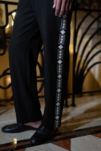 EMBROIDERED MIRRORWORK PANT