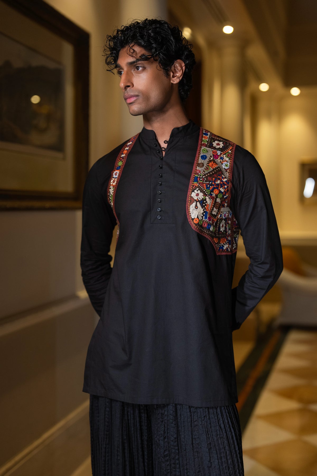 HARNESS KURTA-SHIRT & CRUSHED CRINKLED PANT