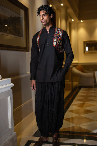 HARNESS KURTA-SHIRT & CRUSHED CRINKLED PANT