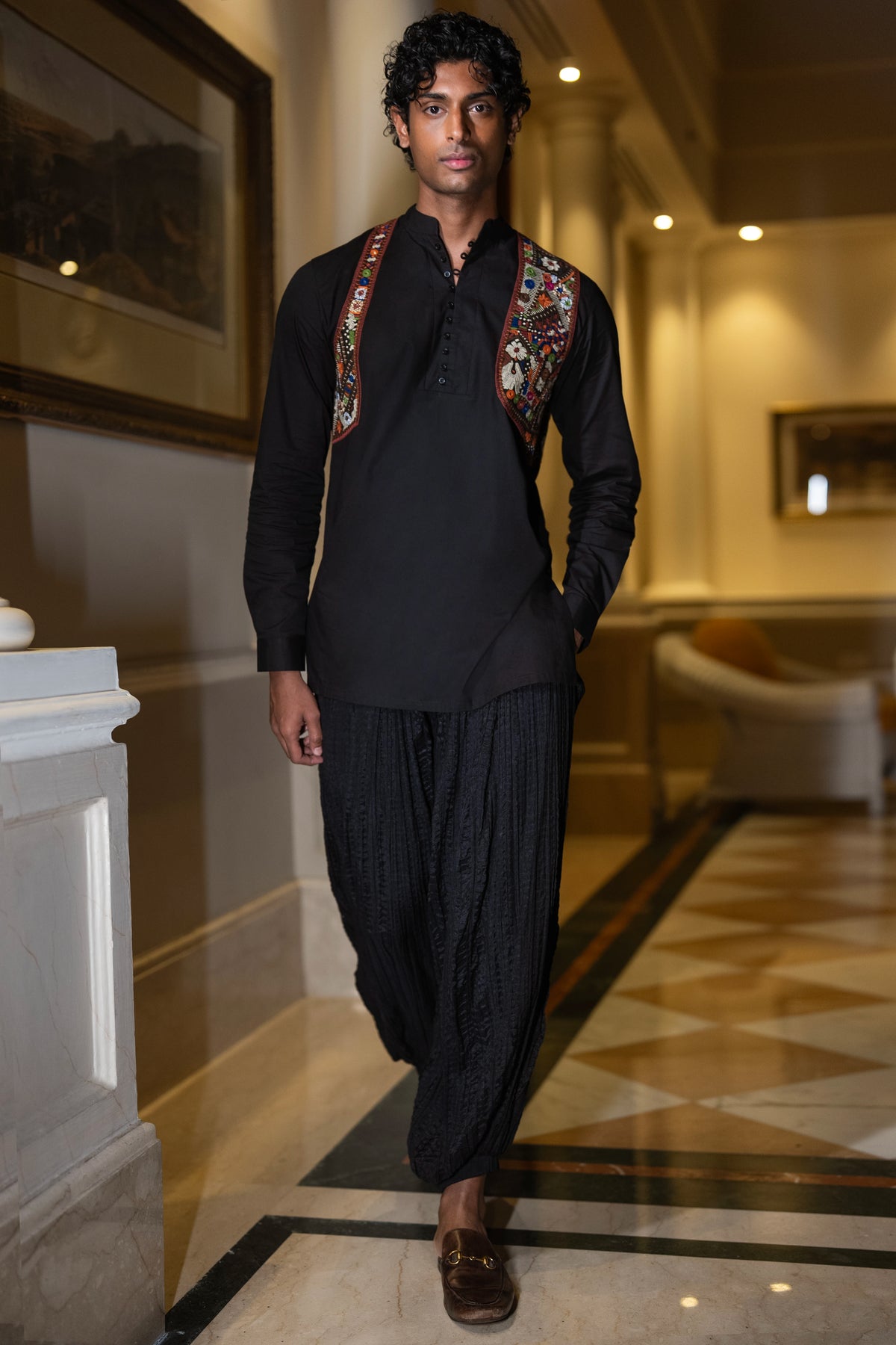 HARNESS KURTA-SHIRT & CRUSHED CRINKLED PANT