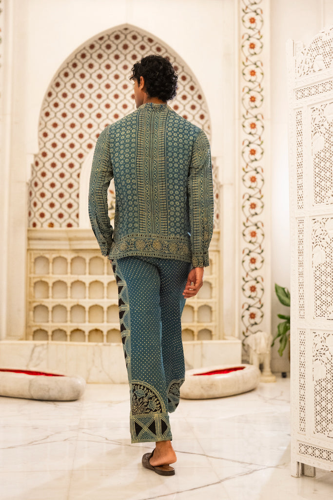 AJRAKH PRINT SHIRT dash and dot