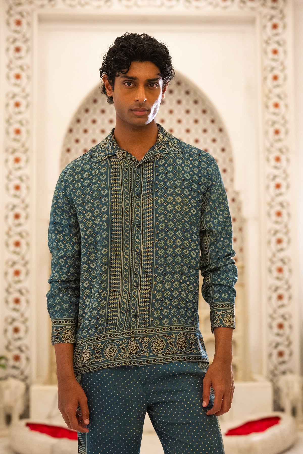 AJRAKH PRINT SHIRT