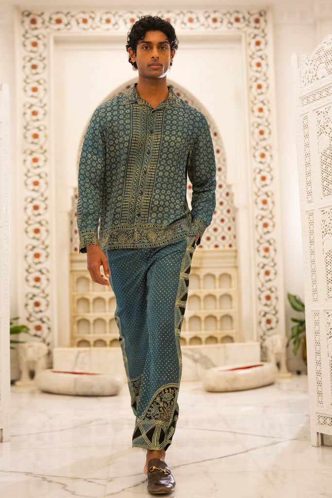 AJRAKH PRINT PANT dash and dot