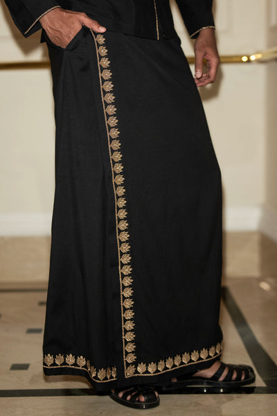 EMBROIDERED LUNGI
