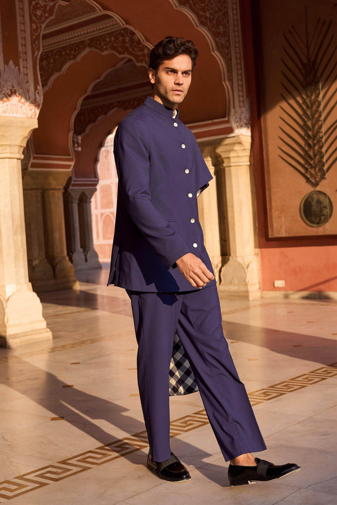 STRAIGHT NAVY PANT - dash and dot dash and dot