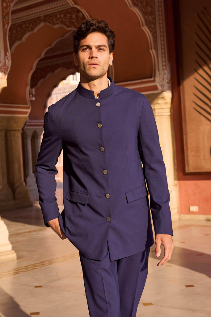 DRAPED PANEL BLAZER - dash and dot dash and dot