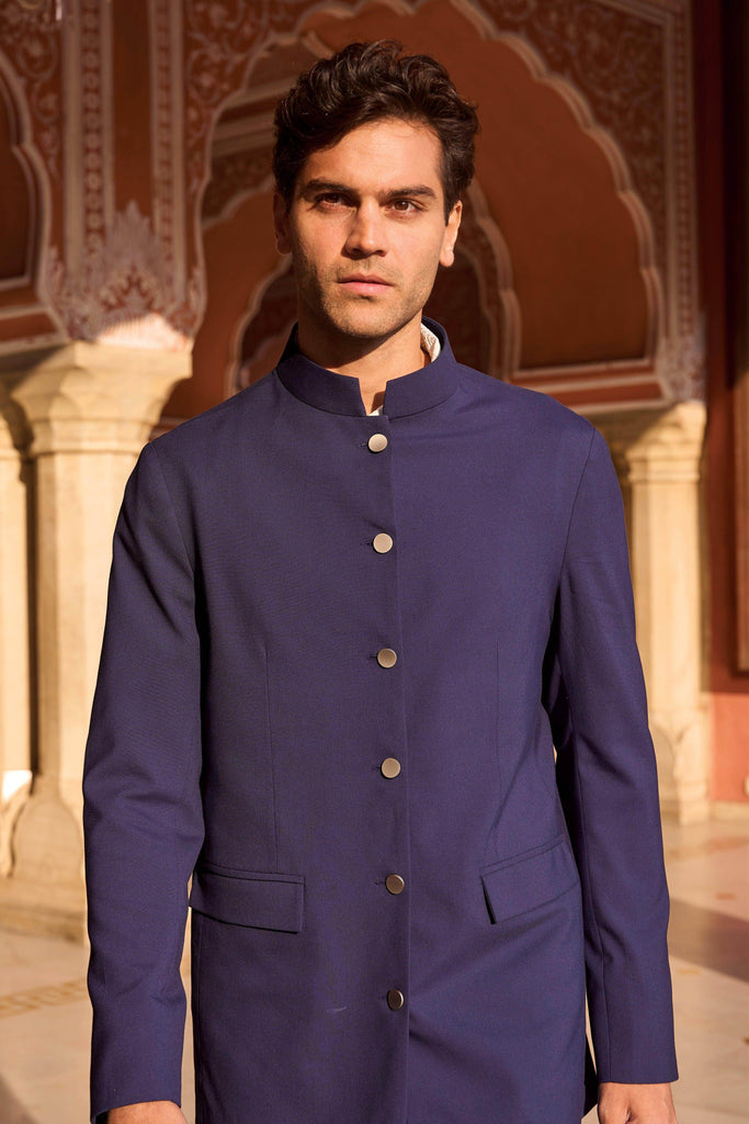 DRAPED PANEL BLAZER - dash and dot dash and dot