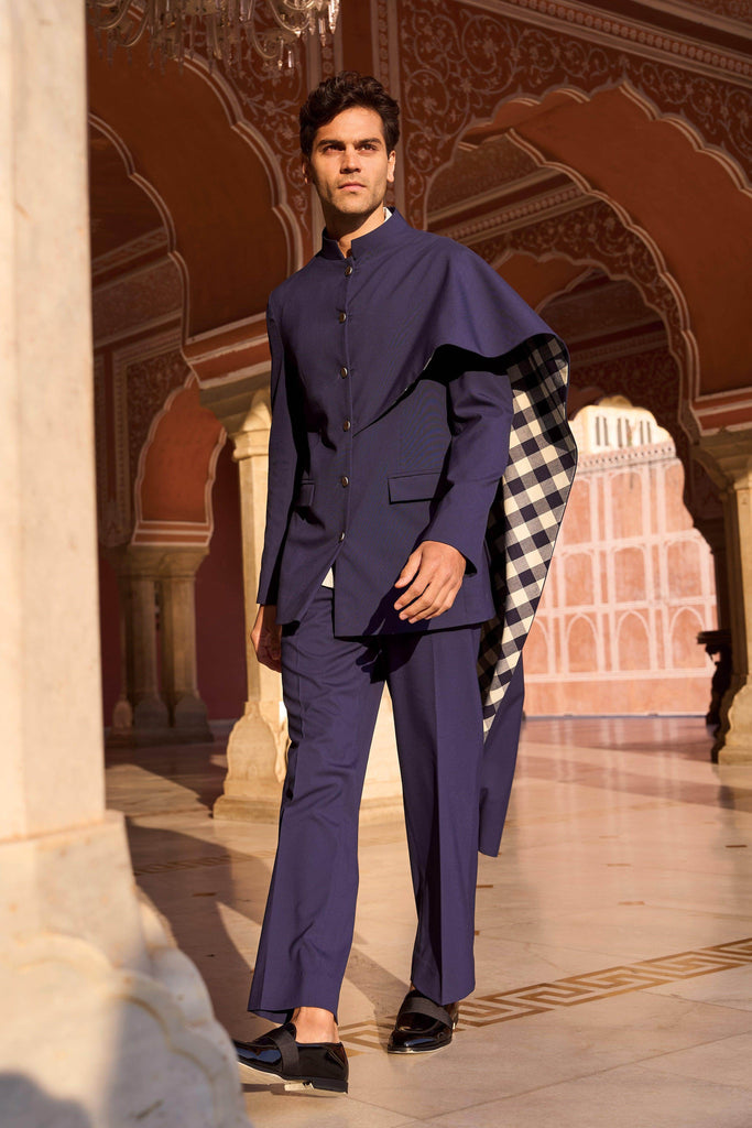 STRAIGHT NAVY PANT - dash and dot dash and dot