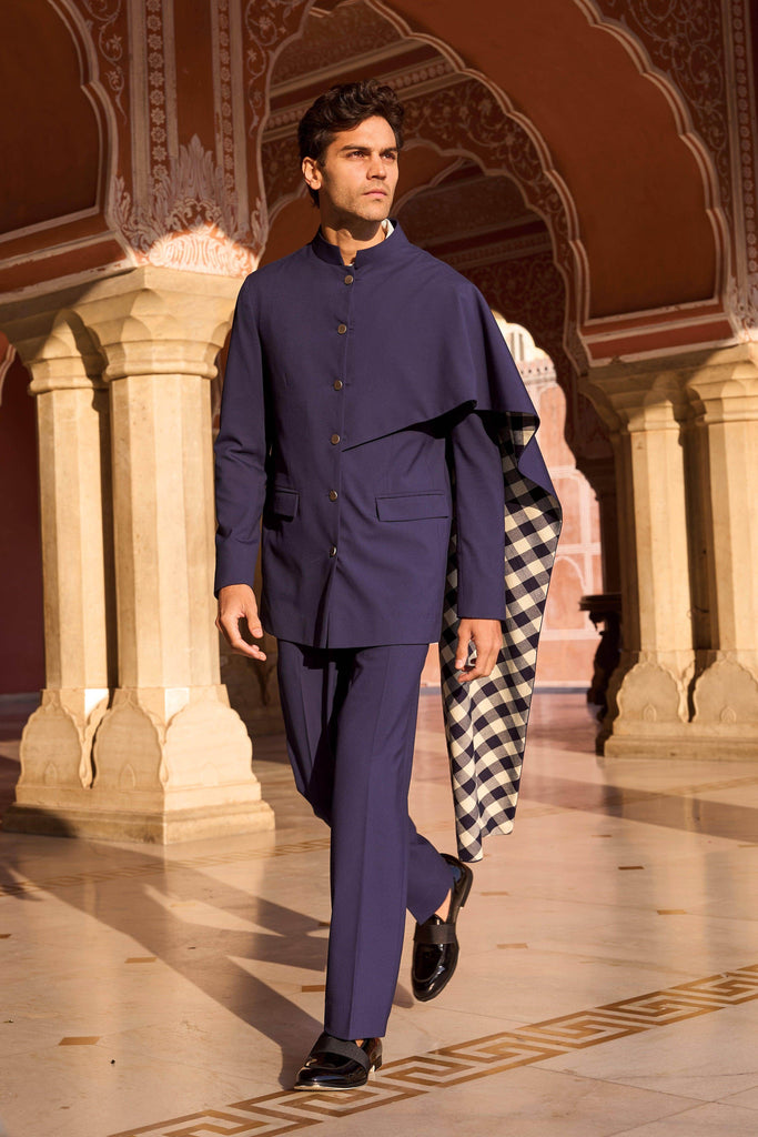 STRAIGHT NAVY PANT - dash and dot dash and dot