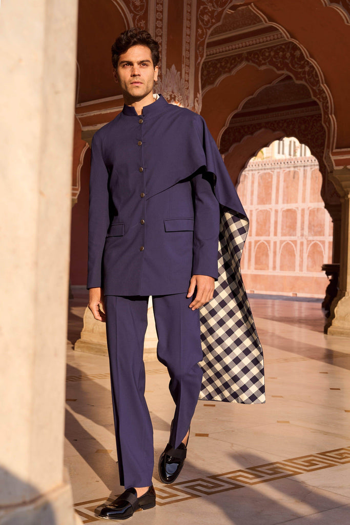 STRAIGHT NAVY PANT - dash and dot dash and dot