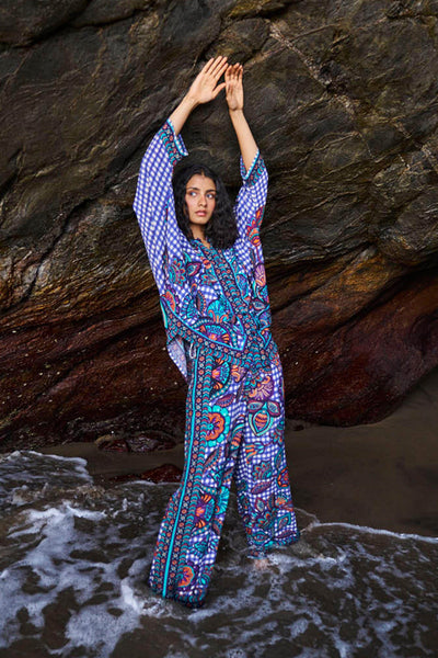 PRINTED CHECK BOXY SET - dash and dot