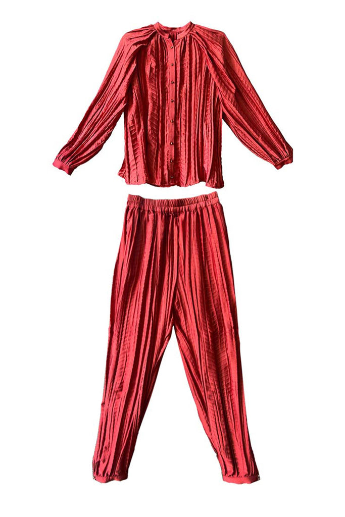 RUST CRUSHED SET - dash and dot dash and dot