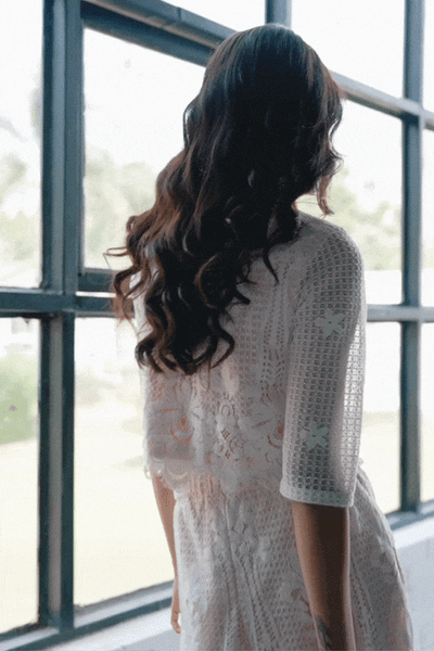 SCALLOPED LACE TOP - dash and dot