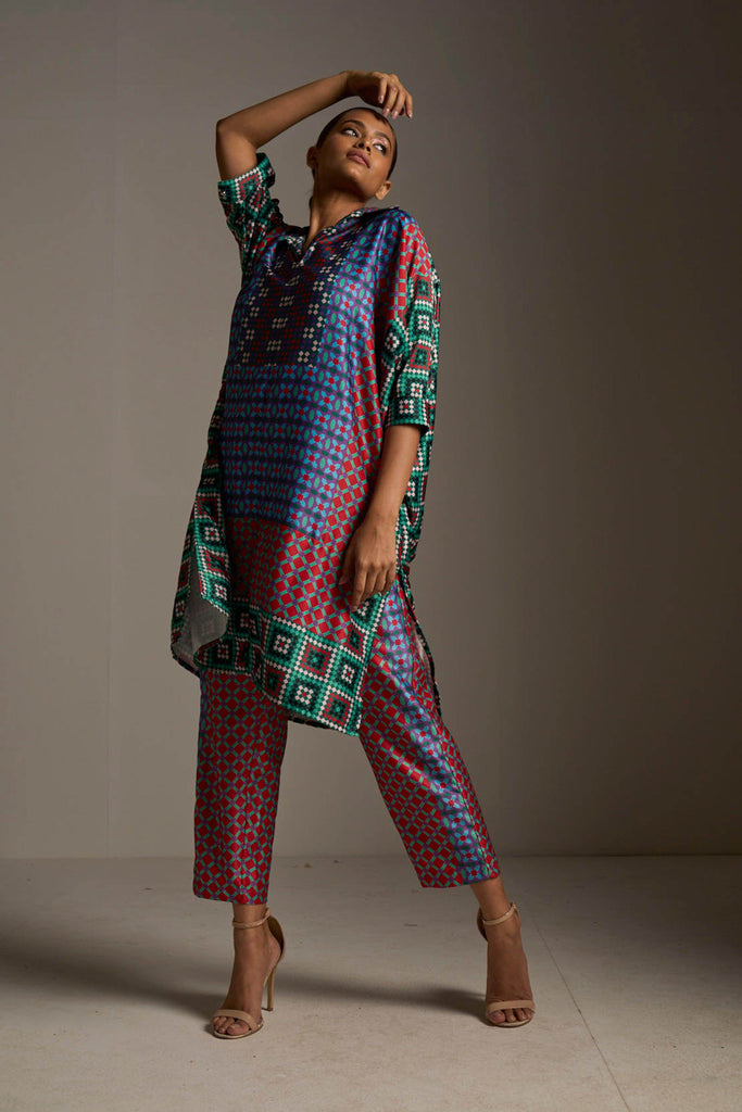 TILE PRINTED PANT - dash and dot dash and dot