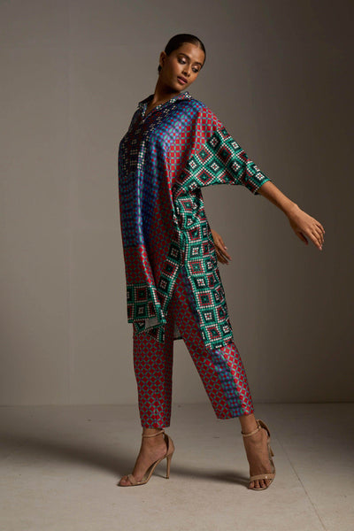 TILE PRINTED PANT - dash and dot