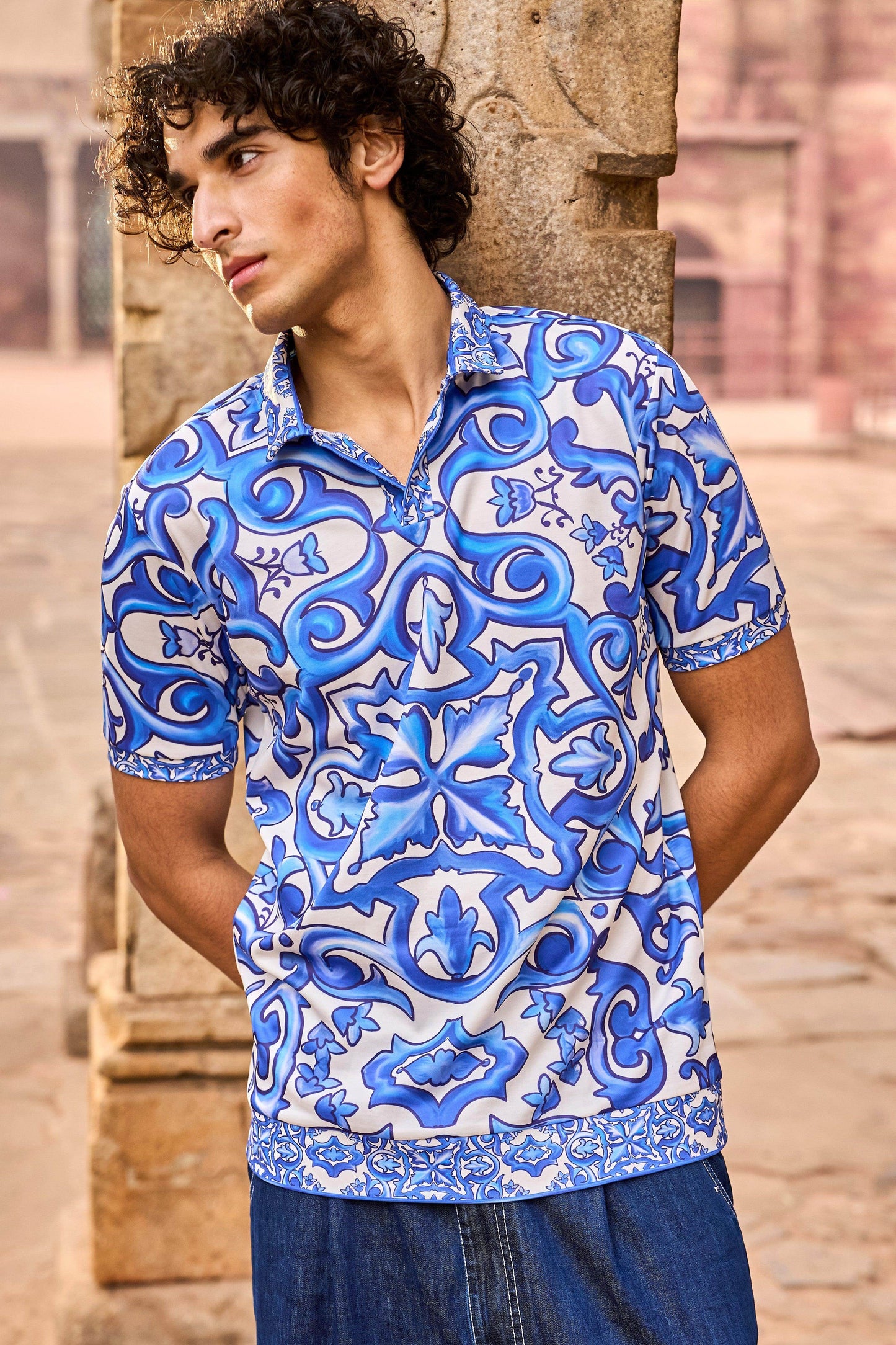 CERAMIC PRINT POLO - dash and dot