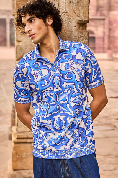 CERAMIC PRINT POLO - dash and dot