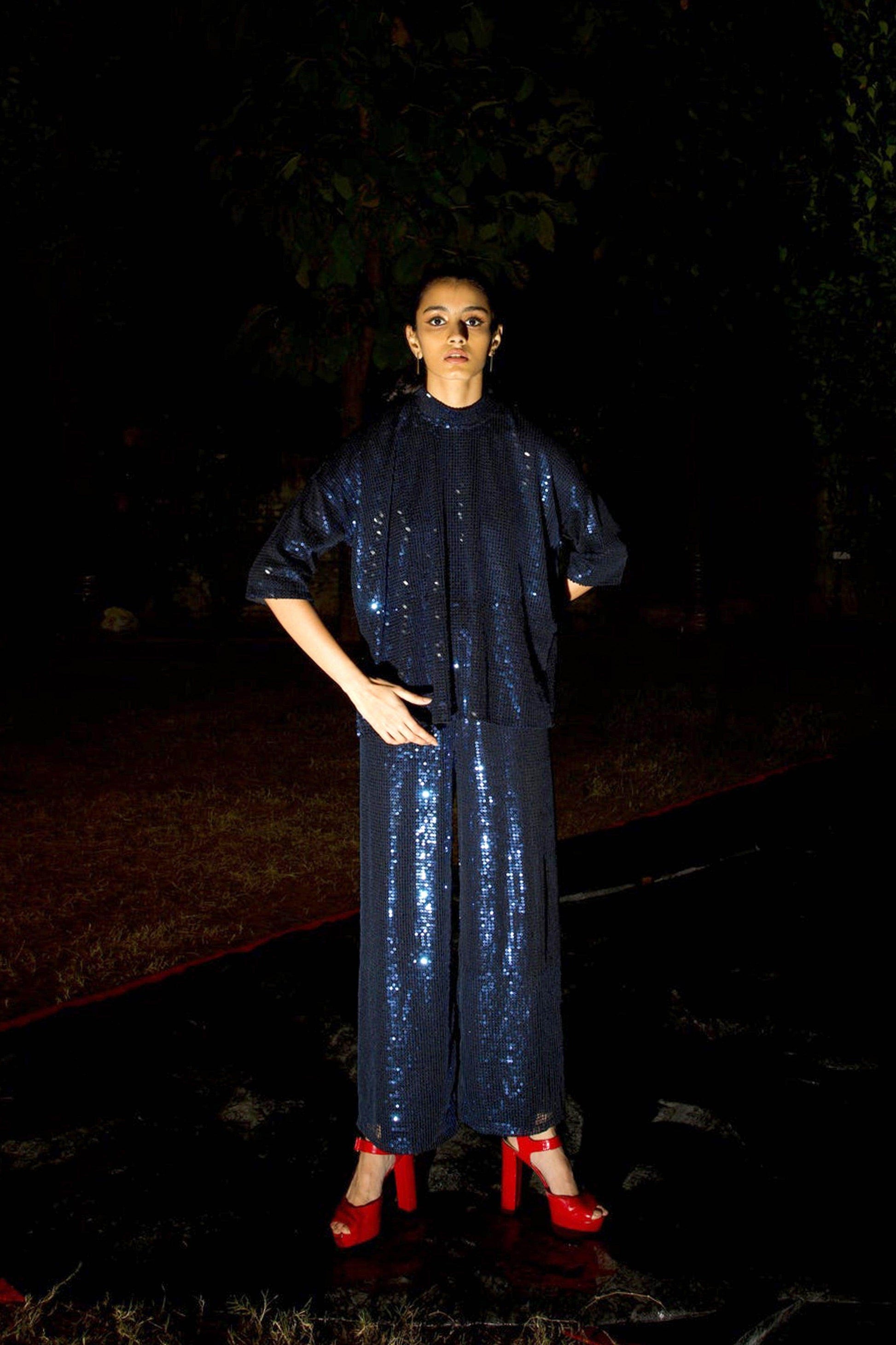 BLUE SEQUIN SET - dash and dot