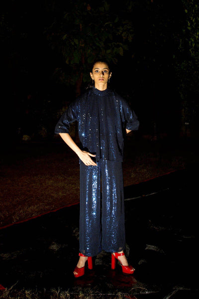 BLUE SEQUIN SET - dash and dot