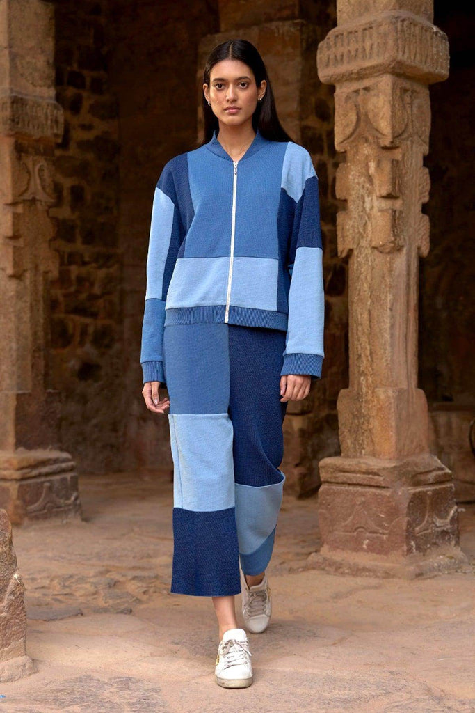 INDIGO BLOCKED JOGGER - dash and dot dash and dot