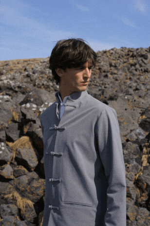 KNOTTED BUTTON JACKET - dash and dot dash and dot