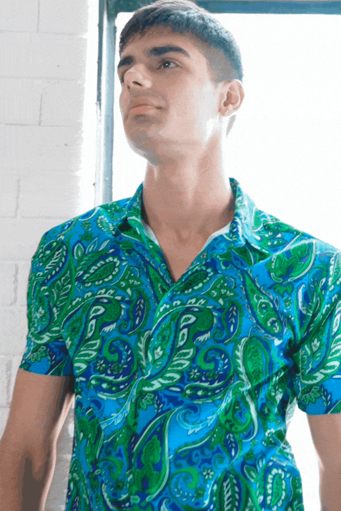 PAISLEY SWIM SHORTS - dash and dot dash and dot