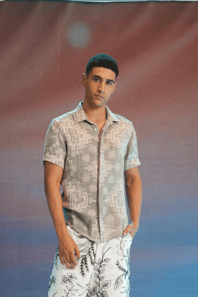 JACQUARD SHIRT - dash and dot dash and dot