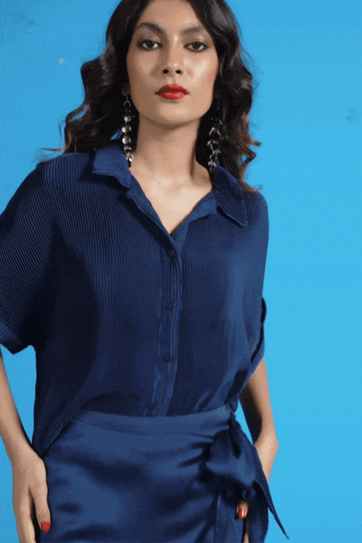 PLEAT SHIRT - dash and dot