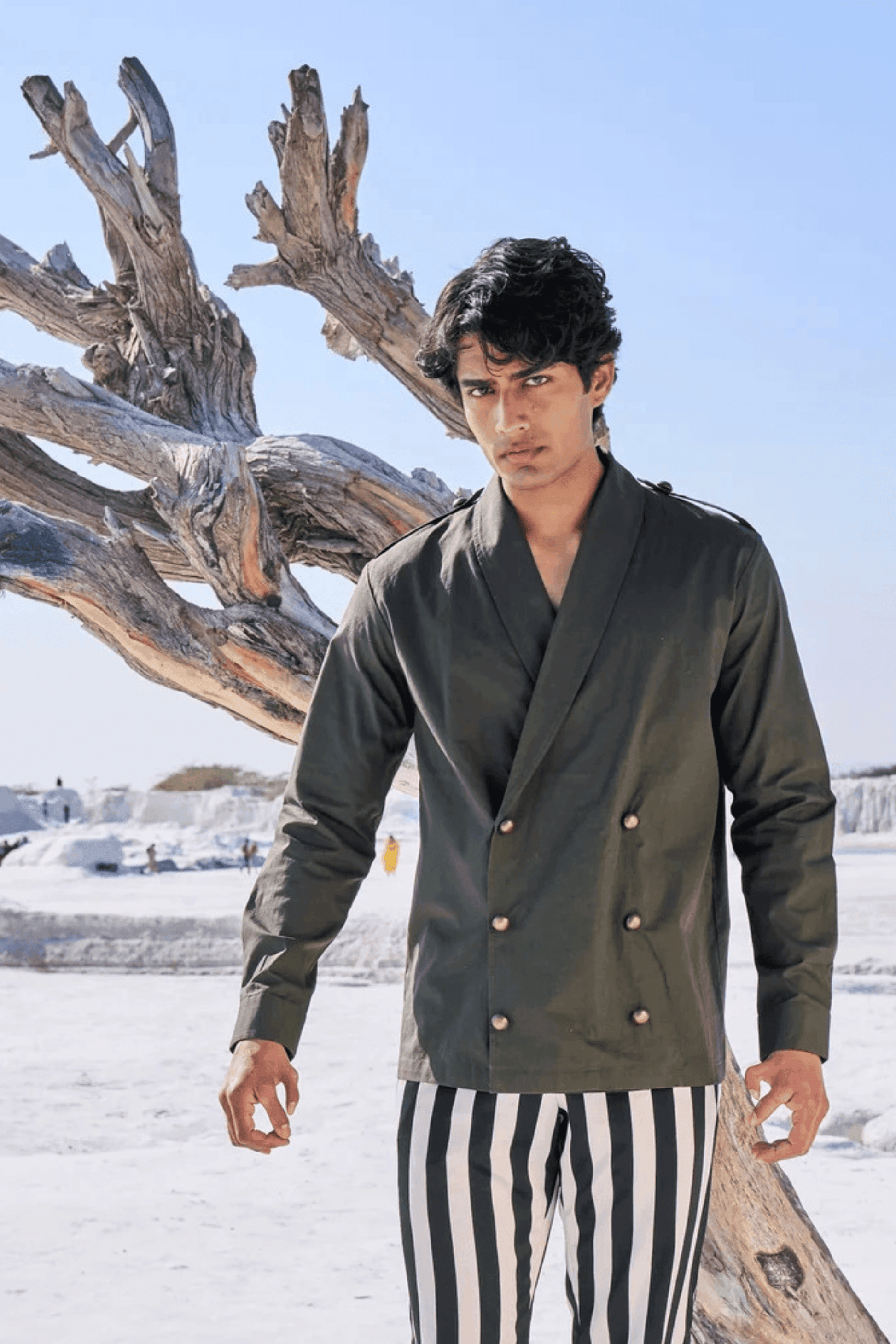 MILITARY BUTTON SHIRT - dash and dot