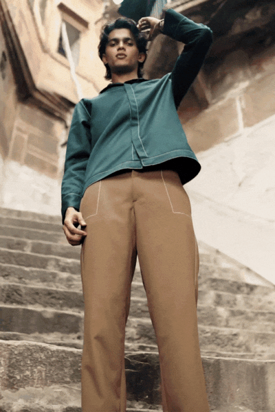 RUNNING STITCH PANT - dash and dot