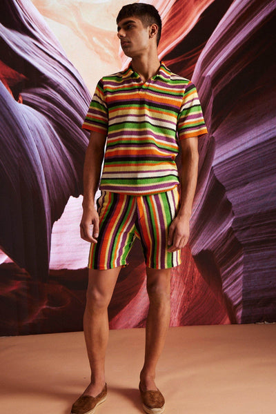 WARP STRIPE SET - dash and dot