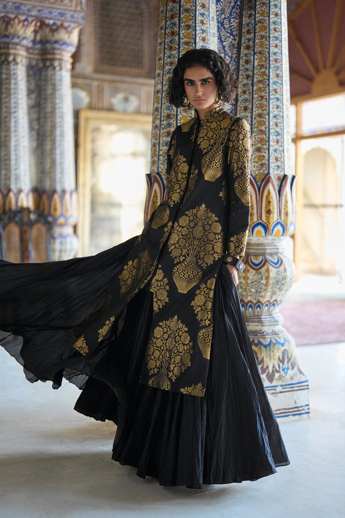 BENARES SILK BROCADE JACKET