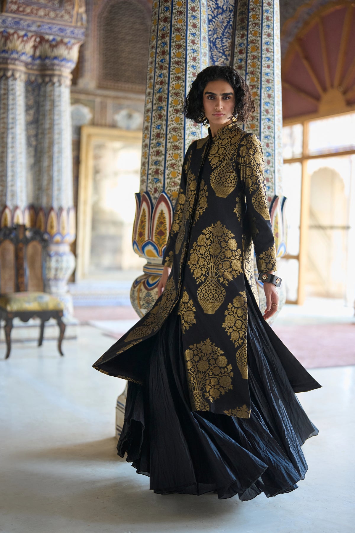 BENARES SILK BROCADE JACKET