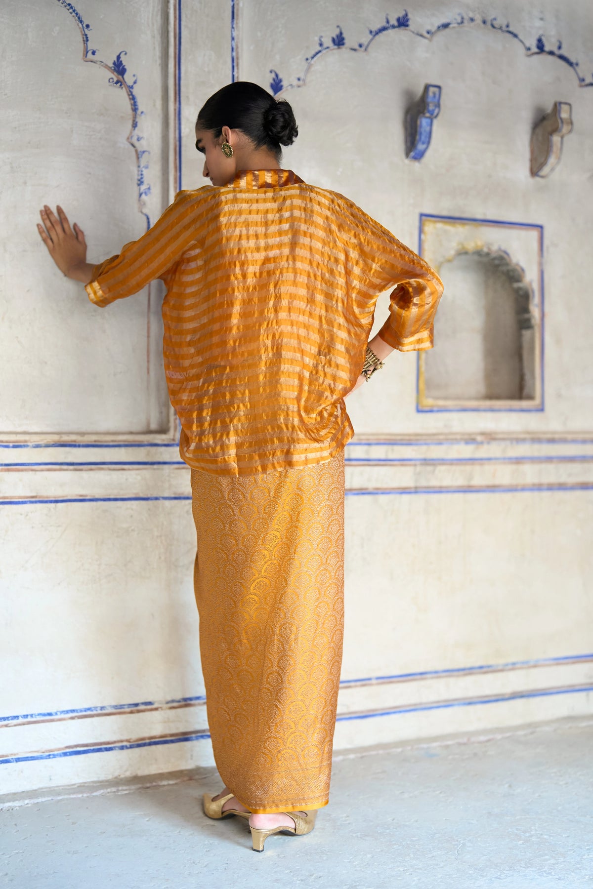 BENARES TISSUE RELAXED FIT SHIRT