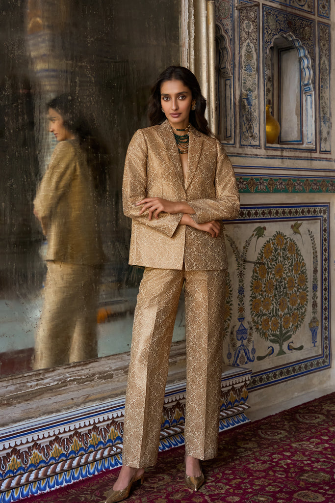 BENARES BROCADE BLAZER dash and dot