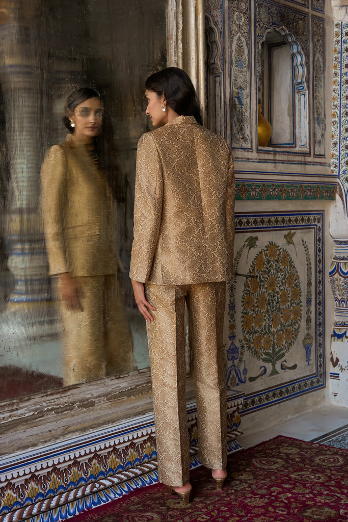 BENARES BROCADE BLAZER dash and dot