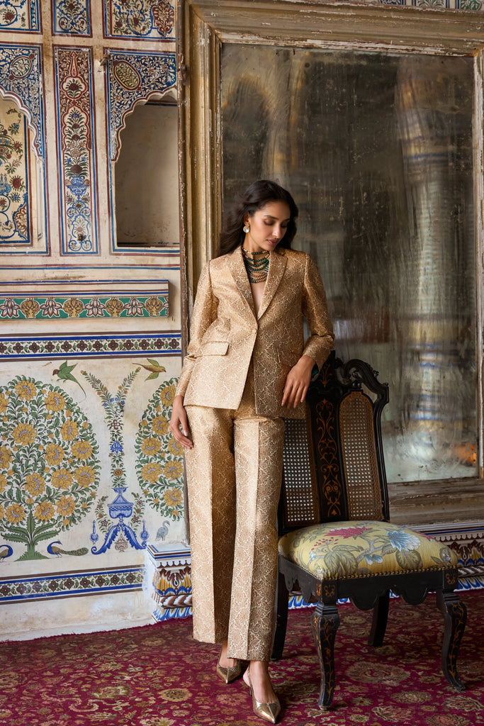 BENARES BROCADE PANT dash and dot
