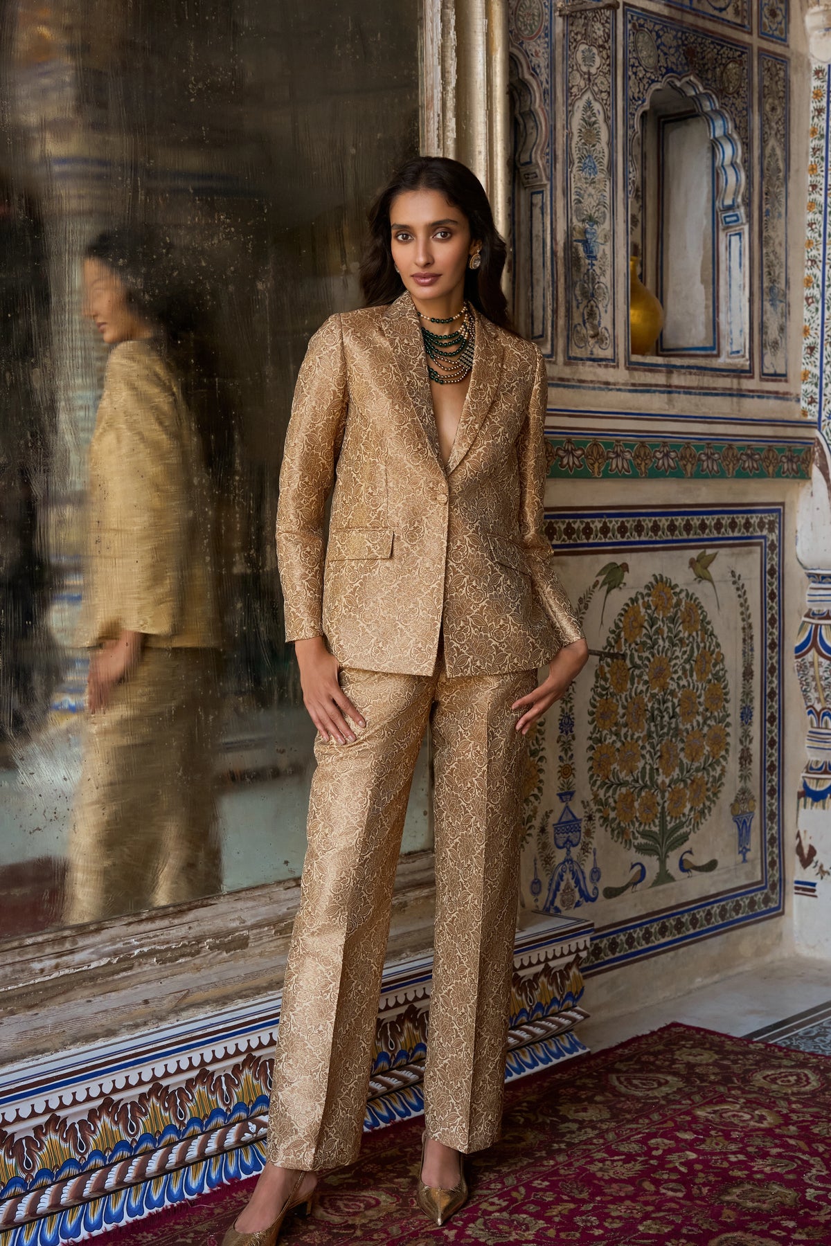 BENARES BROCADE PANT