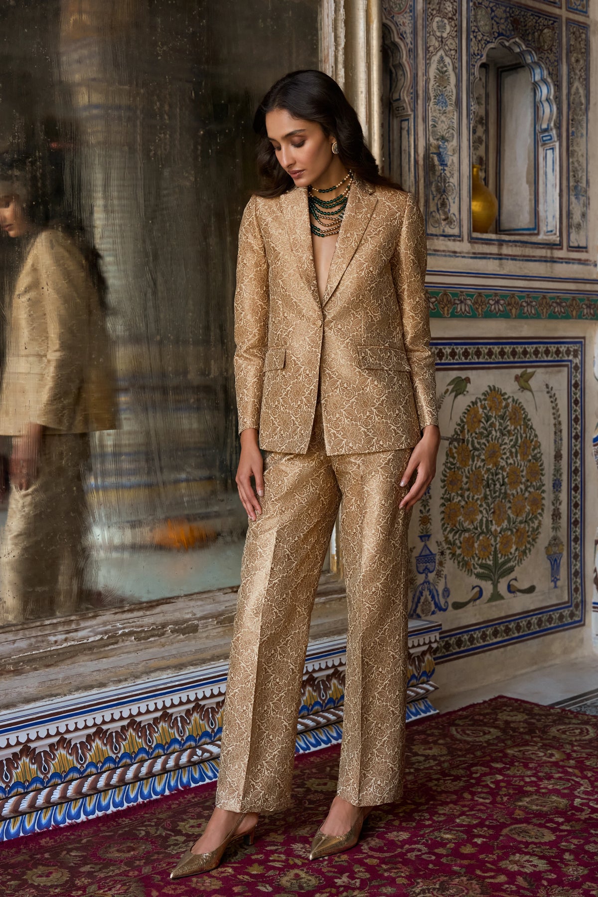 BENARES BROCADE PANT