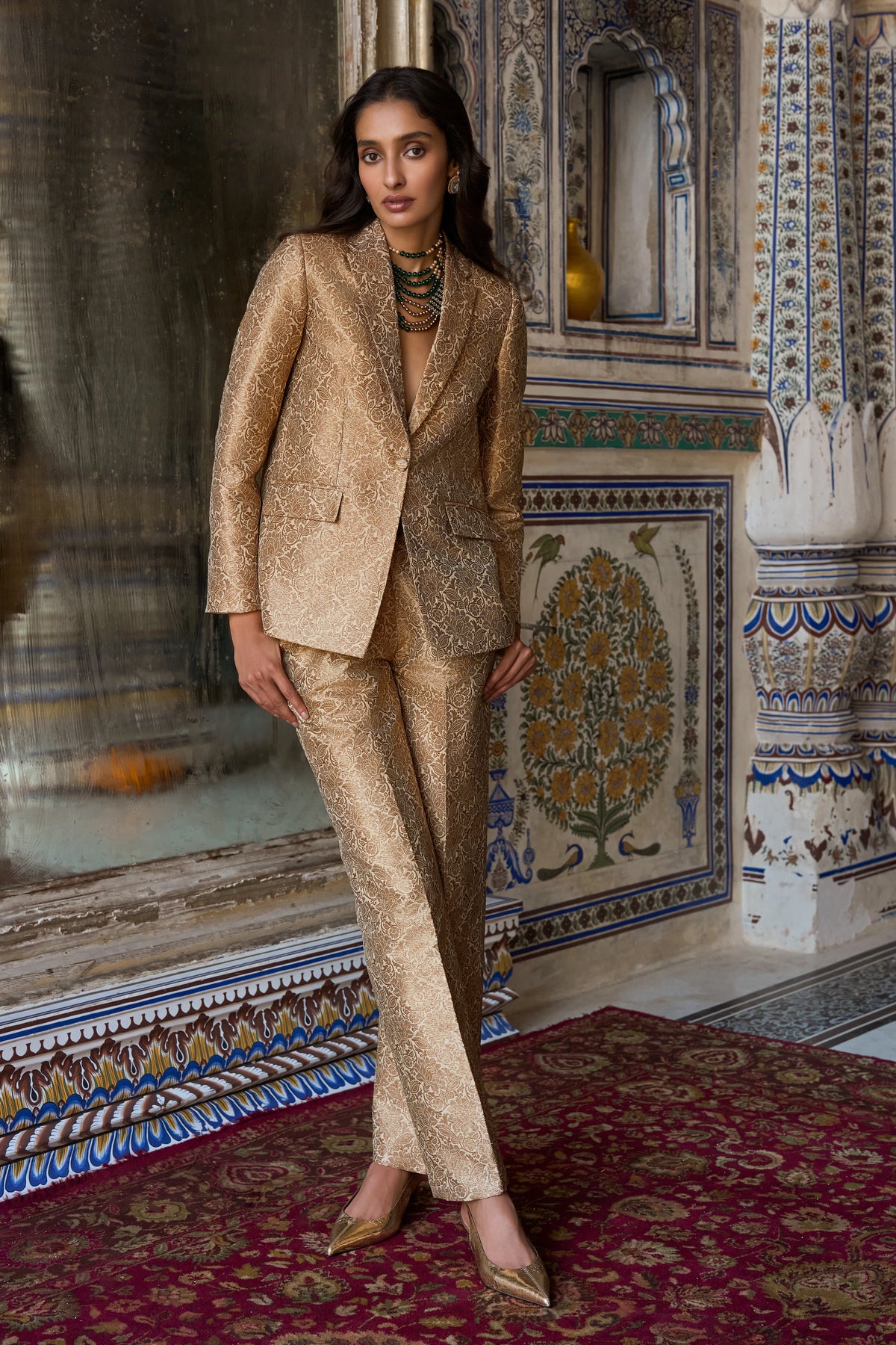 BENARES BROCADE PANT