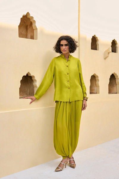 DRAPED COWL DHOTI PANT