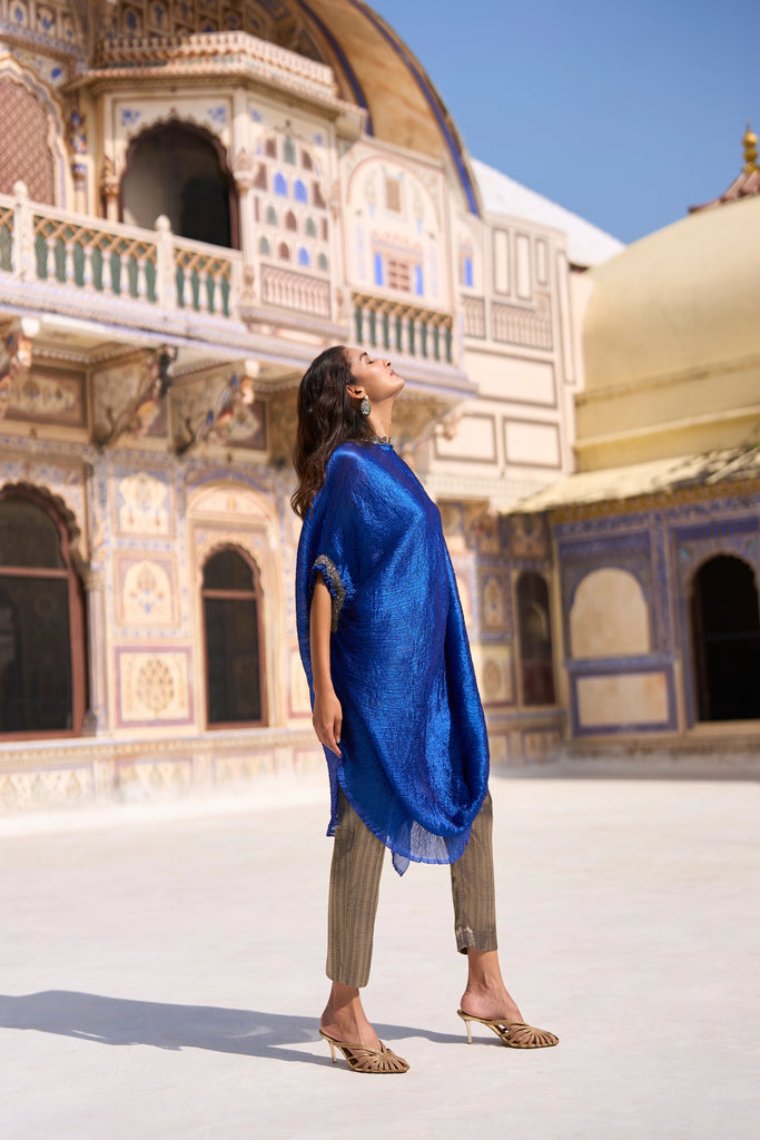 BENARES BROCADE STRAIGHT CUT PANT dash and dot
